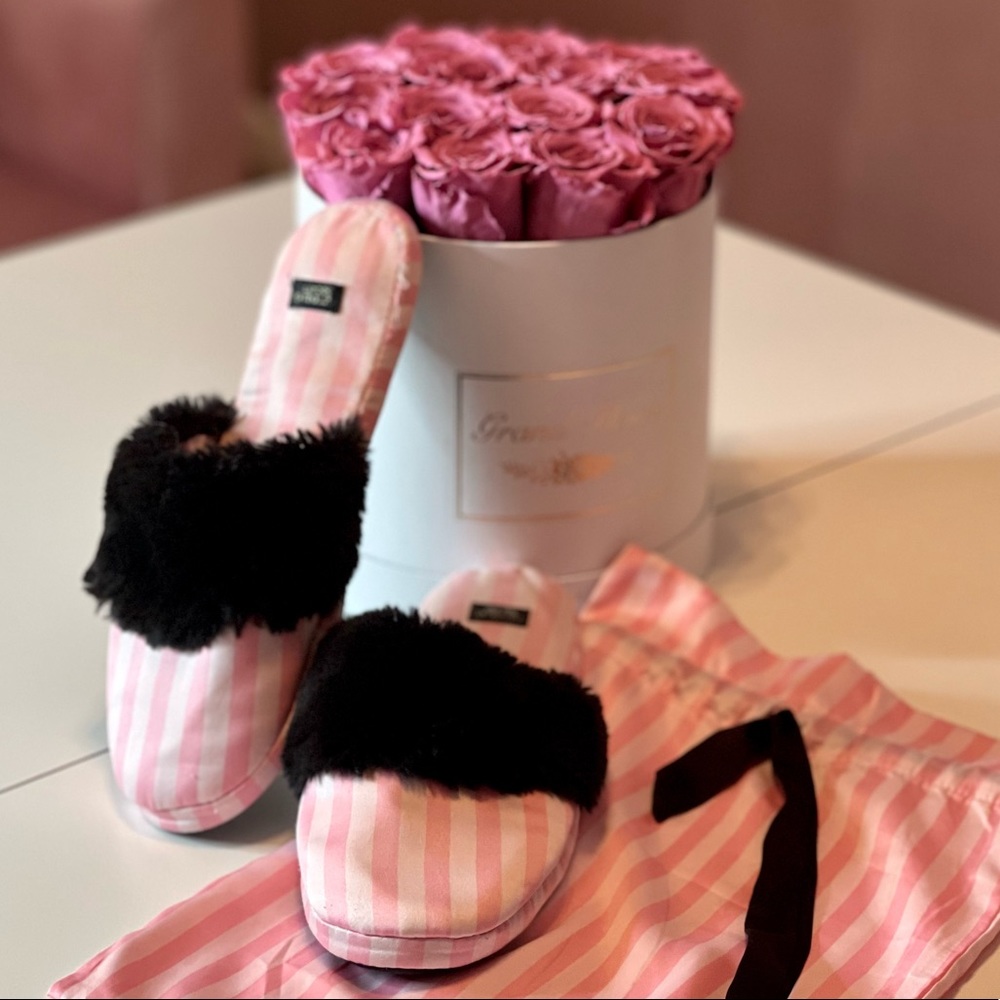Victoria’s Secret Satin Slippers